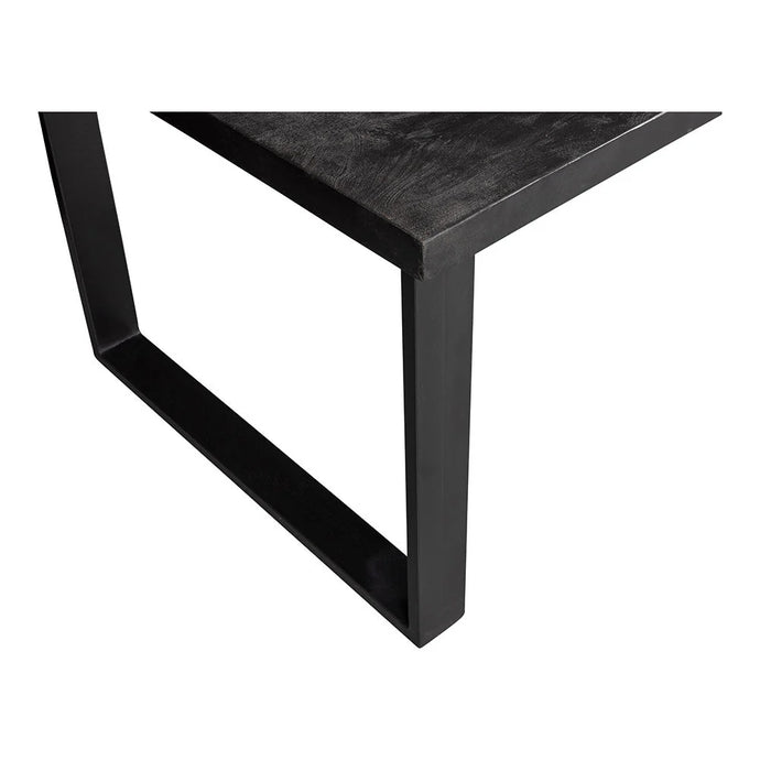 Mangoholz Esstisch Britt Schwarz Rechteck 240x100 cm Mahom