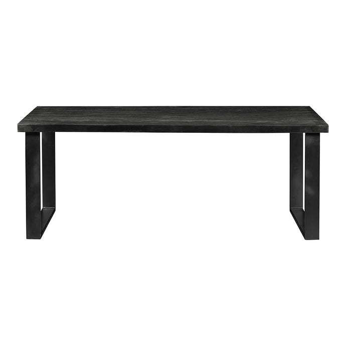 Mangoholz Esstisch Britt Schwarz Rechteck 240x100 cm Mahom