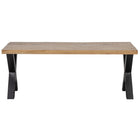 Mangoholz Esstisch Columbus Rechteck 220x100 (6cm) Mahom