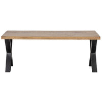 Mangoholz Esstisch Columbus Rechteck 220x100 (6cm) Mahom