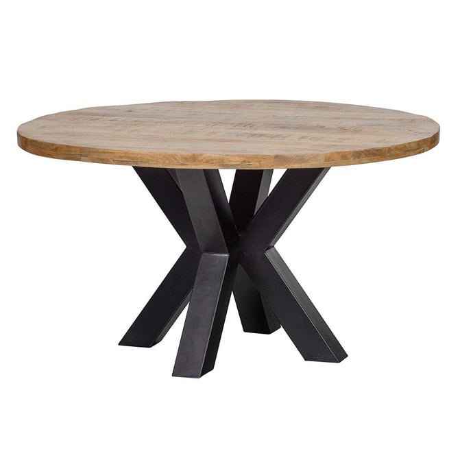 Mangoholz Esstisch Madison Rund 110 cm Mahom