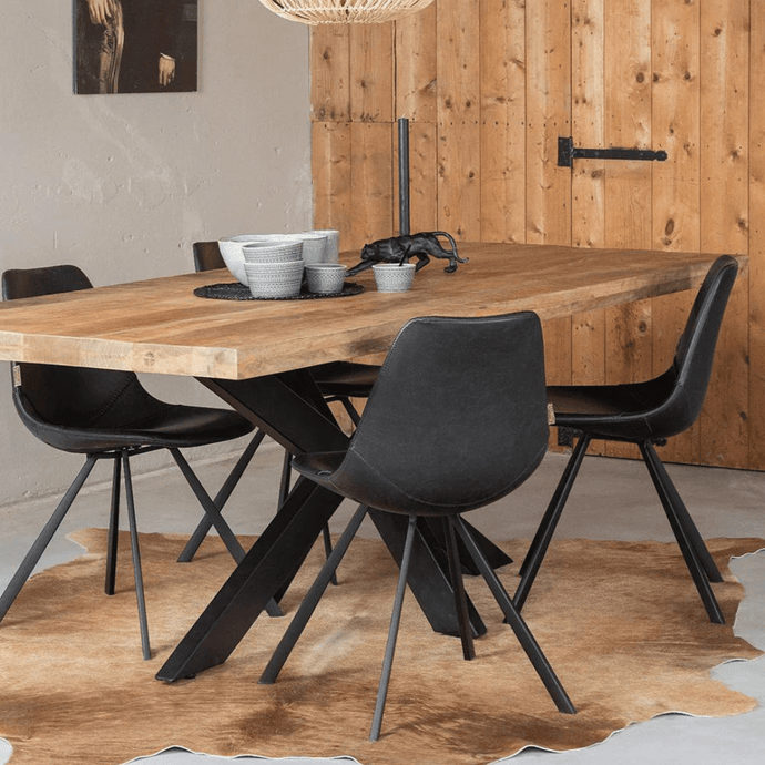 Mangoholz Esstisch Memphis Rechteck 200x100 cm Mahom