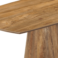 Mangoholz Esstisch Nova Dänisch Oval 180×90 cm Mahom