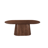 Mangoholz Esstisch Nova Kapsel Dunkelbraun 210×100 cm Mahom