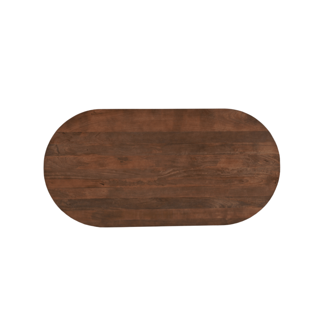 Mangoholz Esstisch Dunkelbraun Capsule 160x90 cm