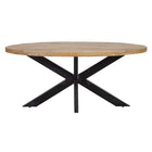 Mangoholz Esstisch Tulsa Oval 220×110 cm Mahom