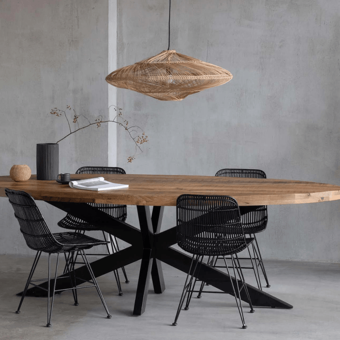 Mangohouten Eettafel Tulsa