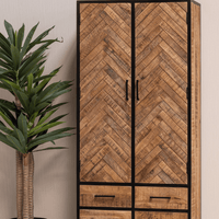 Mangoholz Schrank New Haven 90 cm Mahom