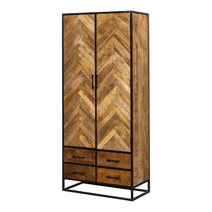 Mangoholz Schrank New Haven 90 cm Mahom