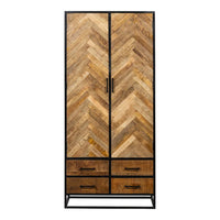Mangoholz Schrank New Haven 90 cm Mahom
