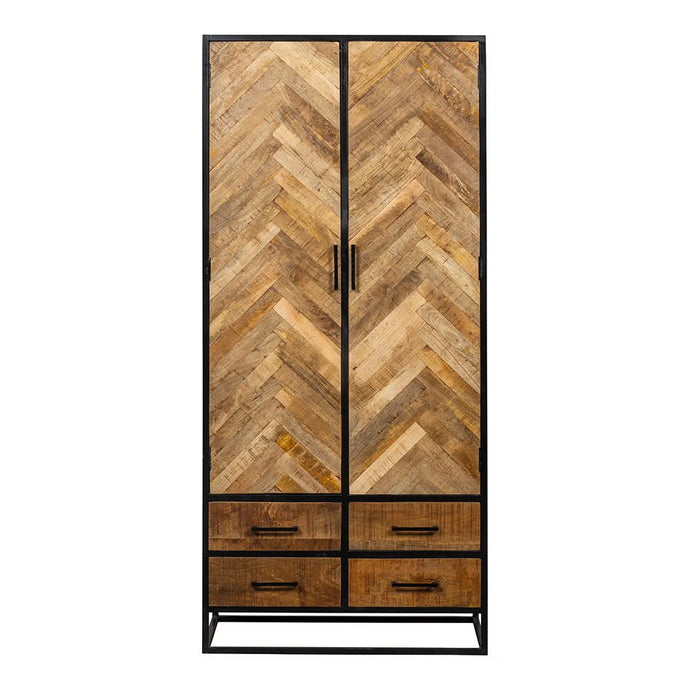 Mangoholz Schrank New Haven 90 cm Mahom