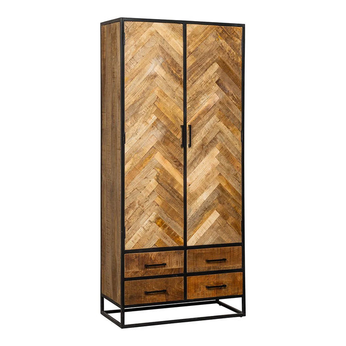 Mangoholz Schrank New Haven 90 cm Mahom