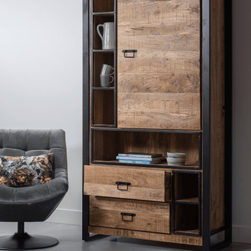 Mangoholz Schrank Stockton 100 cm Mahom