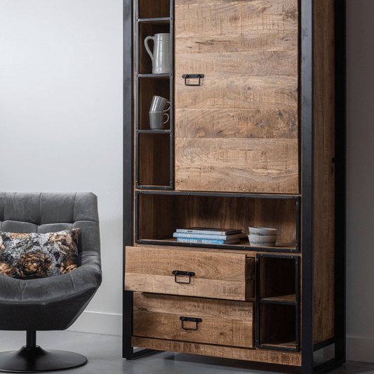 Mangoholz Schrank Stockton 100 cm Mahom