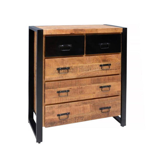 Mangoholz Schrank Britt 85 cm Mahom