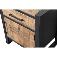 Mangoholz Nachttisch Henderson mit Schublade Mahom