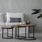 Mangoholz Couchtische Charlotte Mahom - Satz von 3