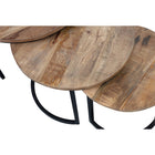 Mangoholz Couchtische Charlotte Mahom - Satz von 3