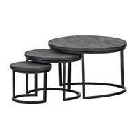 Mangoholz Couchtische Sienna Satz von 3 Mahom