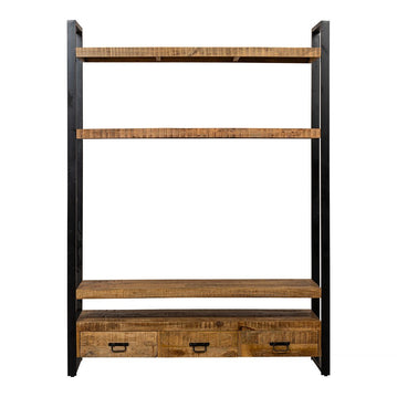 Mangoholz Bücherschrank Britt 150 cm Mahom