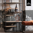 Mangoholz Fächerschrank Chicago 120 cm Mahom
