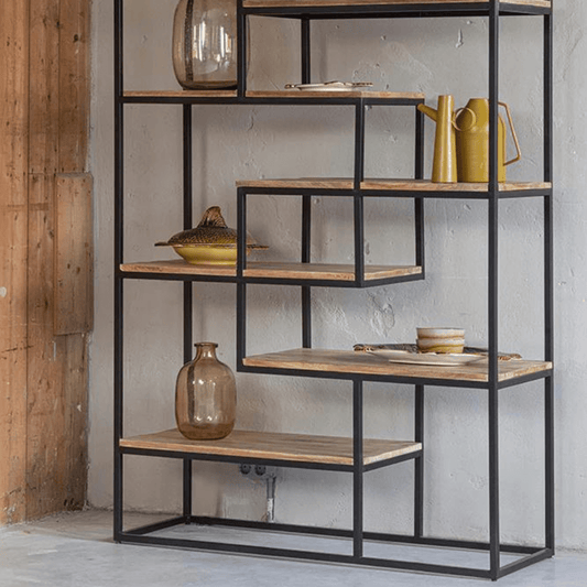 Mangoholz Fächerschrank Chicago 120 cm Mahom