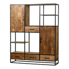 Mangoholz Fächerschrank San Antonio XXL Mahom