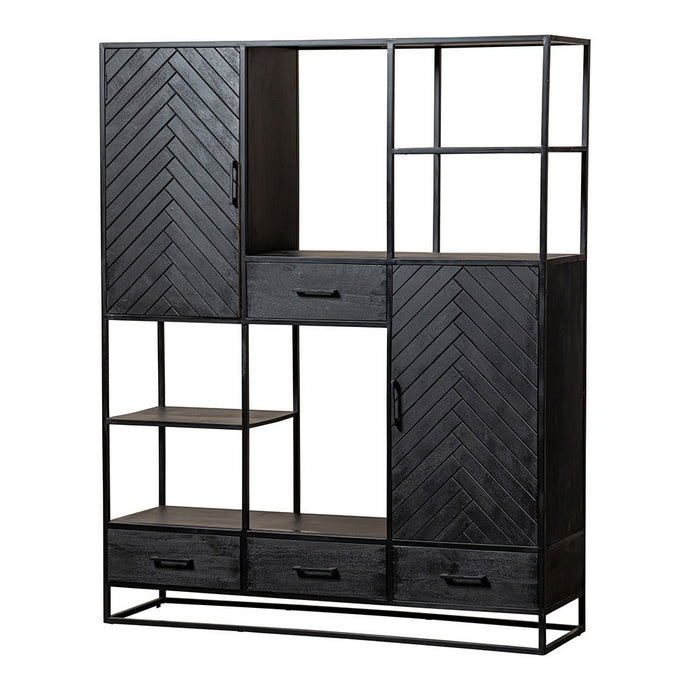 Mangoholz Fächerschrank Sienna XXL Mahom