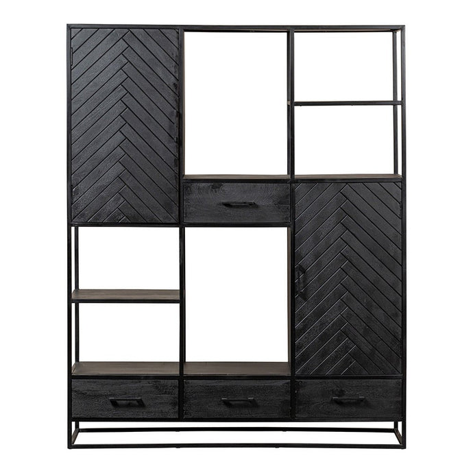 Mangoholz Fächerschrank Sienna XXL Mahom