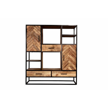 Mangoholz Fächerschrank Toronto 120 cm Mahom
