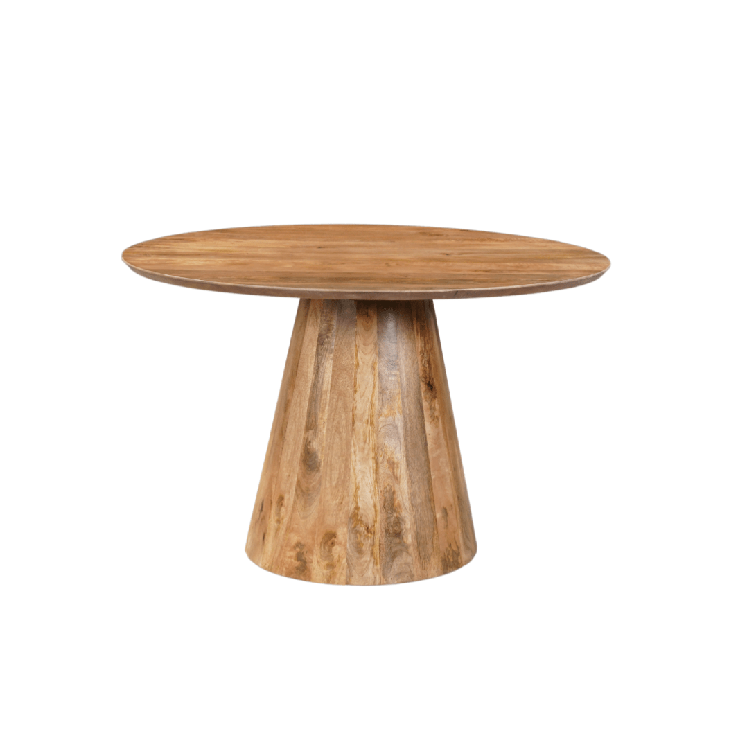 Mangoholz Esstisch rund 110 cm