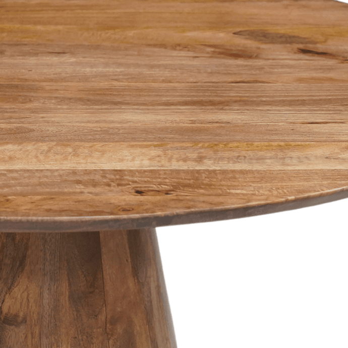 Mangoholz Esstisch Nova Rund 150 cm Mahom
