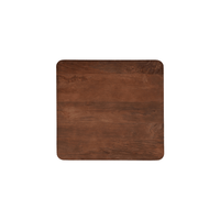 Mangoholz Esstisch Nova Quadratisch 90x90 cm Dunkelbraun Mahom
