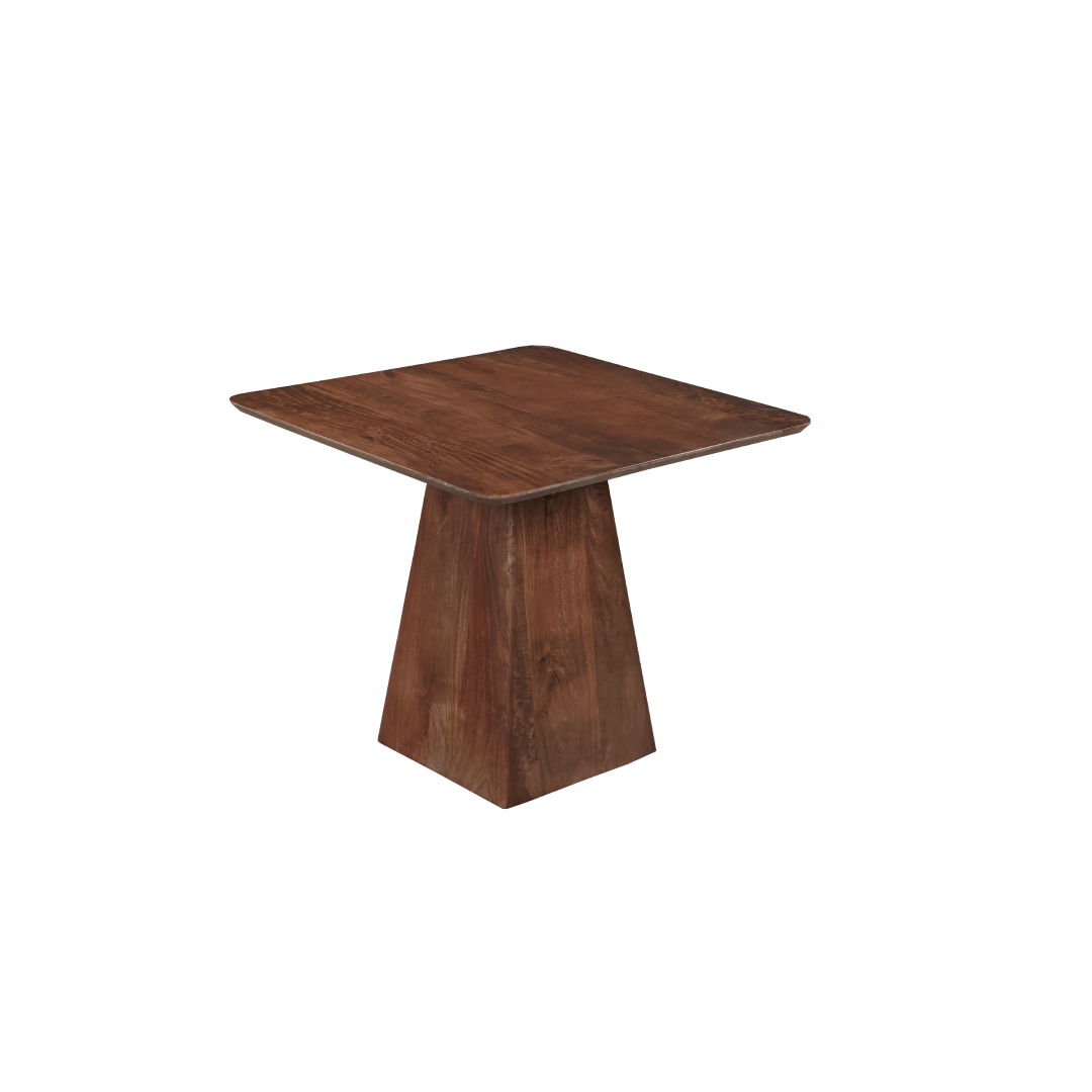 Mangoholz Esstisch quadratisch Dunkelbraun 90x90 cm