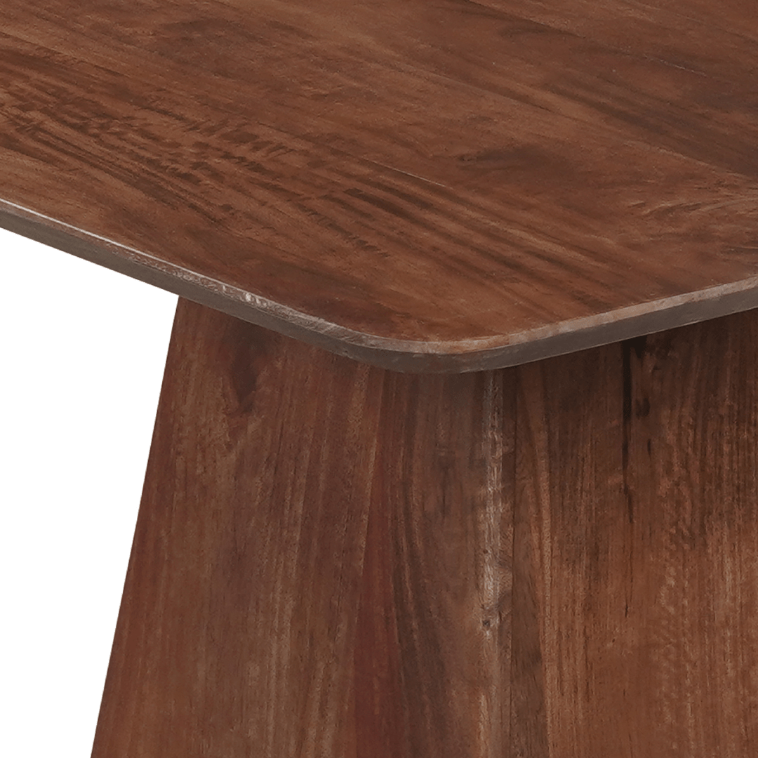 Mangoholz Esstisch quadratisch Dunkelbraun 90x90 cm