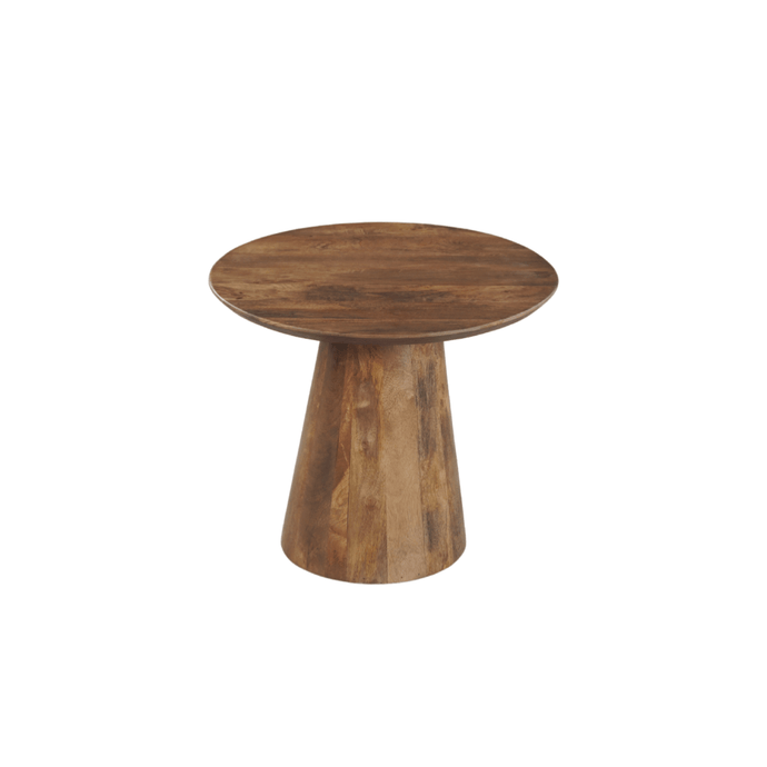 Mangoholz Couchtisch Nova Rund 60 cm Mahom