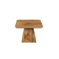 Mangoholz Couchtisch Nova Quadratisch 60x60 cm Mahom