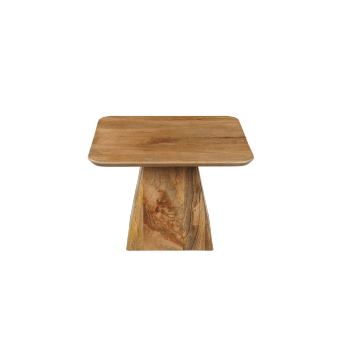 Mangoholz Couchtisch Nova Quadratisch 60x60 cm Mahom