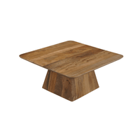 Mangoholz Couchtisch Nova Quadratisch 80x80 cm Mahom