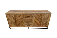 Mangoholz Anrichte Reno 200 cm Mahom