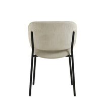 Esszimmerstuhl Narbonne Beige mit schwarzem Fuß Mahom