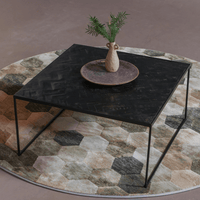 Mangoholz Couchtisch Dayton 80x80 cm Mahom