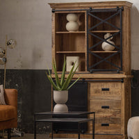 Mangoholz Buffet-Schrank Denver 100 cm X Mahom