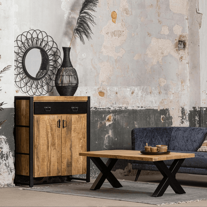 Mangohouten Eettafel Tulsa