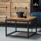 Mangoholz Couchtisch-Set Miami mit 3 Tischen Mahom