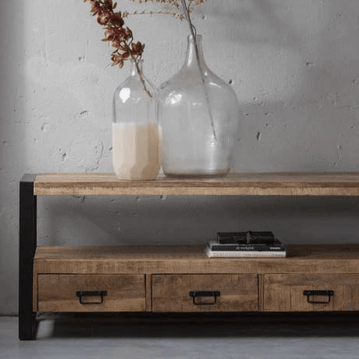 Mangoholz TV-Möbel Fresno 180 cm Mahom