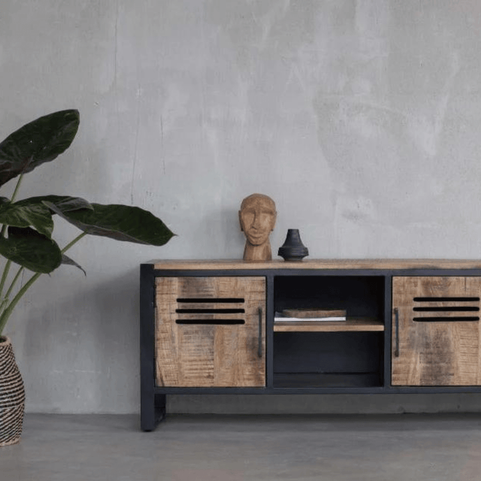 Mangoholz TV-Möbel Henderson 180 cm Mahom