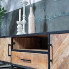 Mangoholz TV-Möbel New Haven 210 cm Mahom