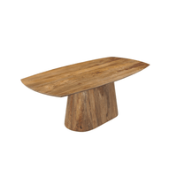 Mangoholz Esstisch Nova Dänisch Oval 180×90 cm Mahom