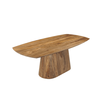 Mangoholz Esstisch Dänisch Oval 160x90 cm